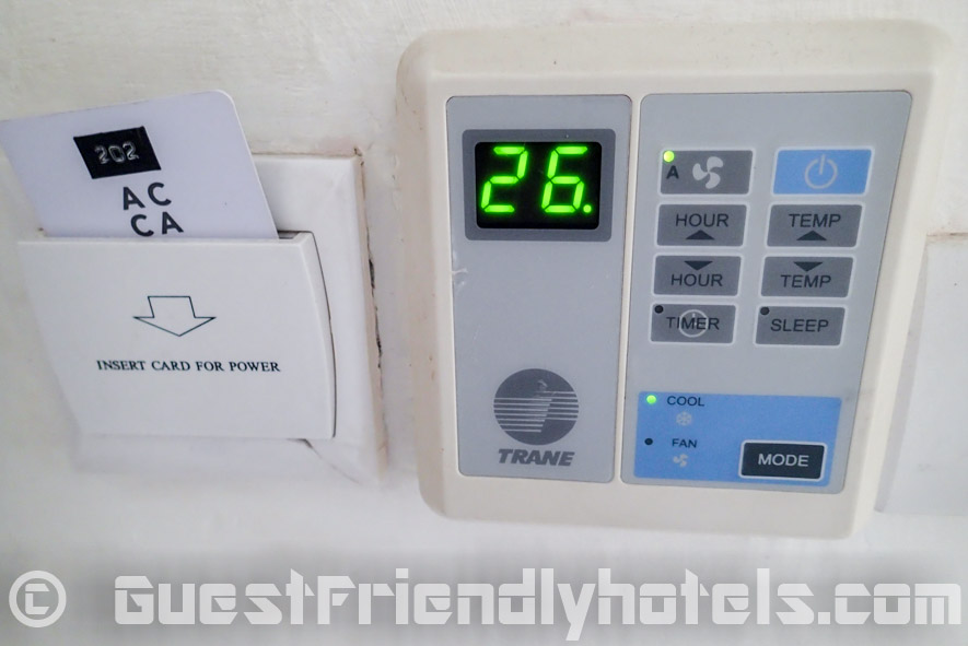 Air-con control in Acca Patong Hotel