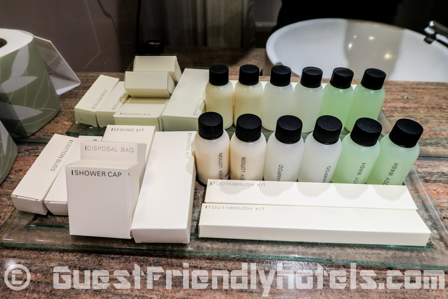 I loved the amount of complimentary toiletries offered to guests in the Siam Bayshore Resort and Spa