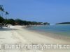 Strip of Chaweng beach where Chalala Samui Resort is located