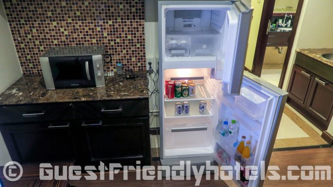 Big capacity fridge in rooms