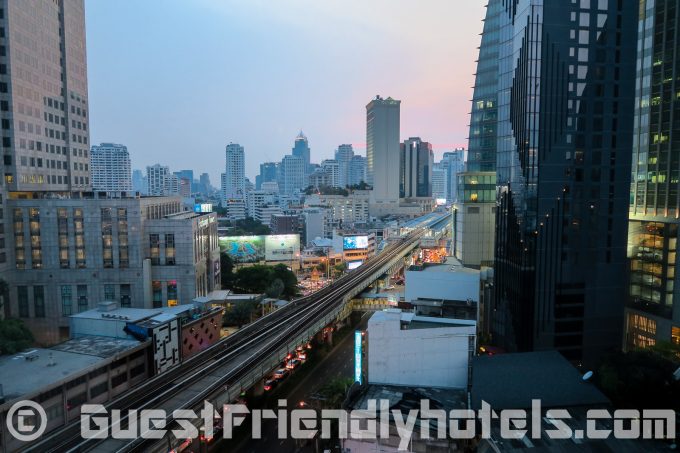 View from room over Asoke BTS