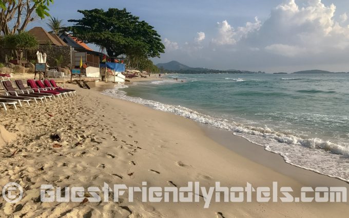 beach loungers of Chaweng Resort