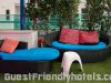 Chill zone on the roof terrace