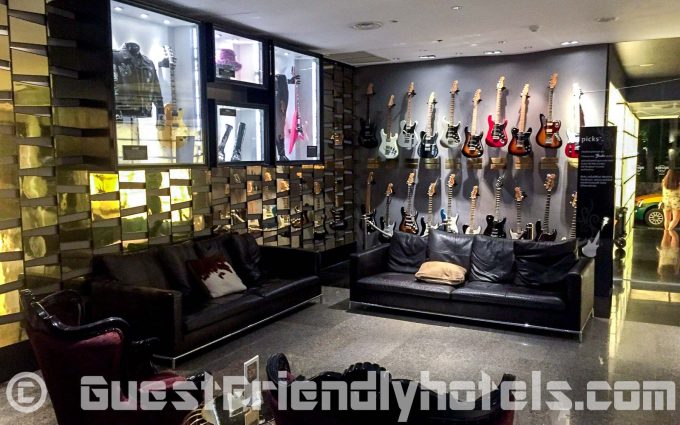 Guitars available for rooms